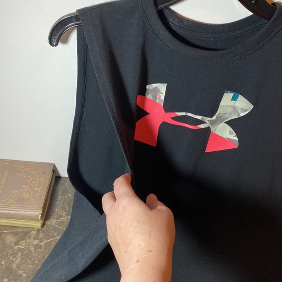 NWOT Under Armour 3 piece workout set- size large compression 7/8 length spandex - Picture 15 of 16